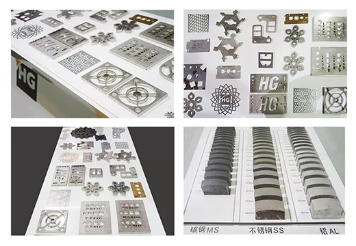 滬工中高功率寬幅激光切割機切割效果展示